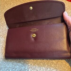 Buxton Burgundy Leather Wallet